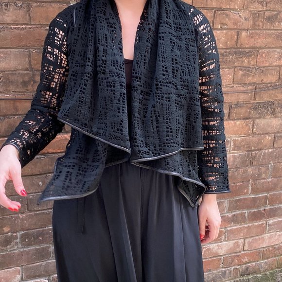 Ports 1961 Black Lace Blazer - Picture 1 of 6